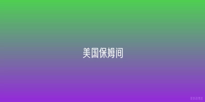 美国保姆间