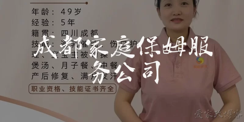 成都家庭保姆服务公司
