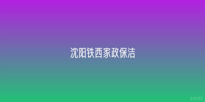 沈阳铁西家政保洁