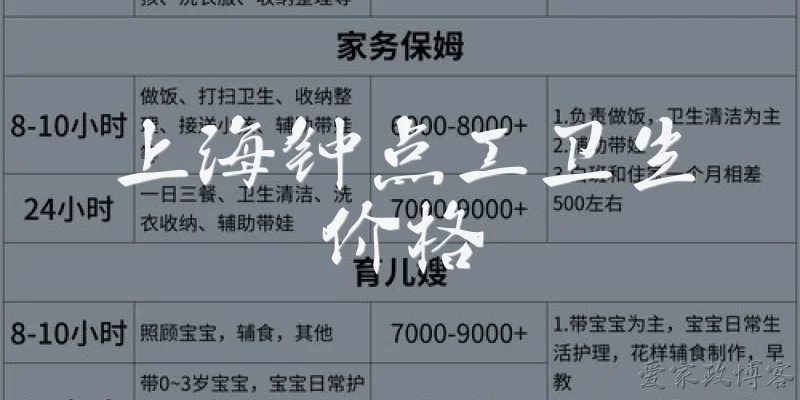Shanghai hourly cleaning service prices