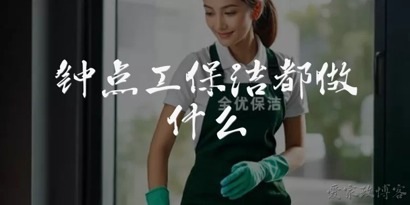钟点工保洁都做什么
